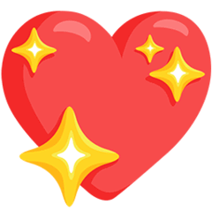 Sparkling Heart on Messenger