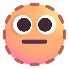 Dotted Line Face on Microsoft
