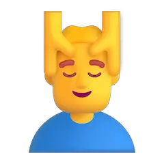 Man Getting Massage on Microsoft