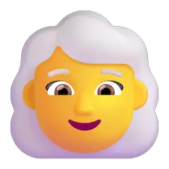 Woman: White Hair on Microsoft