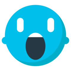 Faccina che urla di paura on Mozilla