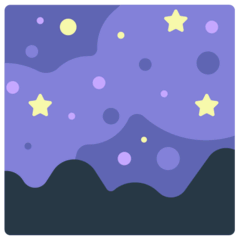 Immagine della Via Lattea on Mozilla