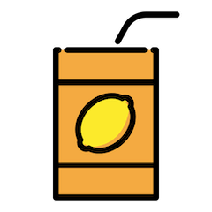 Carton de zumo on Openmoji