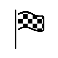 चौख़ाना झंडा on Openmoji