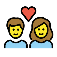 Couple With Heart on Openmoji