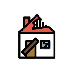 Derelict House on Openmoji