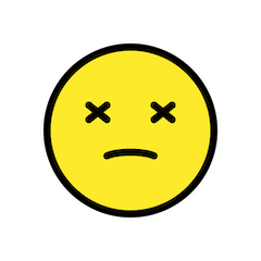 Benommenes Gesicht on Openmoji