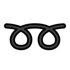Espiral dupla encaracolada on Openmoji