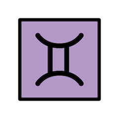 Zwillinge (Sternzeichen) on Openmoji
