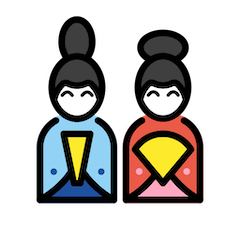 Ιαπωνικές Κούκλες on Openmoji