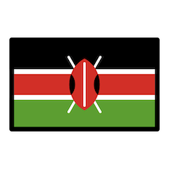 Flag: Kenya on Openmoji