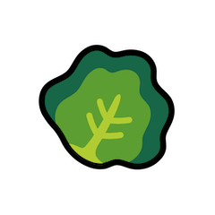 Verdura a foglia verde on Openmoji