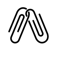 Clips entrelazados on Openmoji