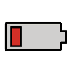 Batteria scarica on Openmoji