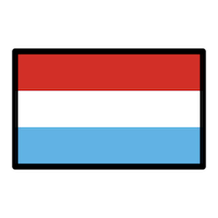 Cờ Luxembourg on Openmoji