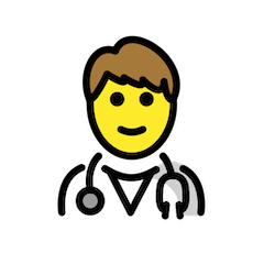 Bărbat Lucrător În Domeniul Sănătății on Openmoji