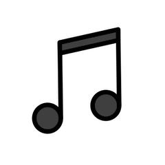 Musical Note on Openmoji