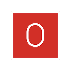 Blodgrupp 0 on Openmoji