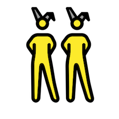 Tanssijat, Joilla On Kaninkorvat on Openmoji