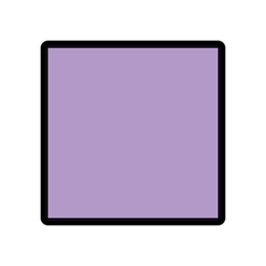 Purple Square on Openmoji