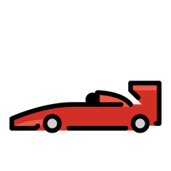 Coche de carreras on Openmoji