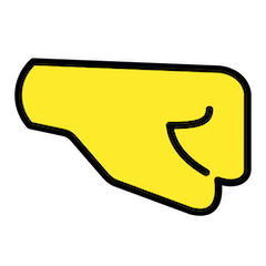 Right-Facing Fist on Openmoji