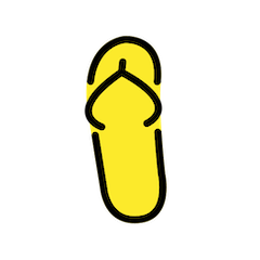 Zehensandale on Openmoji