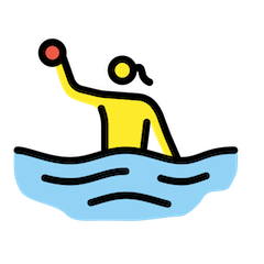 Giocatrice di pallanuoto on Openmoji