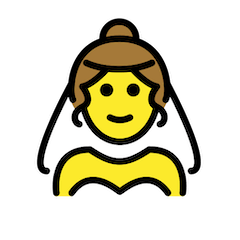 ผู้หญิงสวมผ้าคลุมหน้า on Openmoji