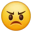 Angry Face on Samsung