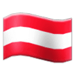 Flagge von Österreich on Samsung