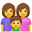 Family: Woman, Woman, Boy on Samsung