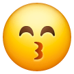 Kissing Face With Smiling Eyes on Samsung