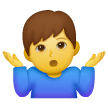 Man Shrugging on Samsung
