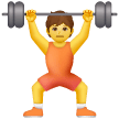 Person Lifting Weights on Samsung