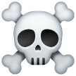 Calavera y cruz de huesos on Samsung