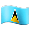Flag: St. Lucia on Samsung