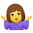 Woman Shrugging on Samsung