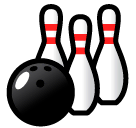 Boule de bowling et quilles on SoftBank