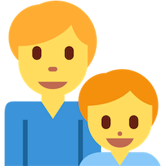 Familie mit Vater und Sohn on Twitter