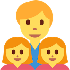 Family: Man, Girl, Girl on Twitter