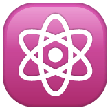 Atom Symbol on WhatsApp