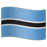 Flag: Botswana on WhatsApp