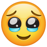 Face Holding Back Tears on WhatsApp
