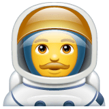 Miesastronautti on WhatsApp
