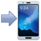 Téléphone avec flèche on WhatsApp