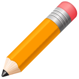 Pencil on WhatsApp