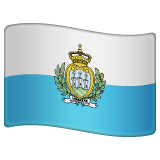 Drapeau de Saint-Marin on WhatsApp