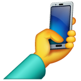 Selfie on WhatsApp