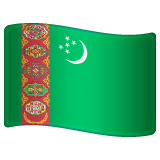 Flag: Turkmenistan on WhatsApp